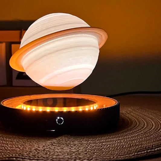 Lampe Saturne à lévitation magnétique