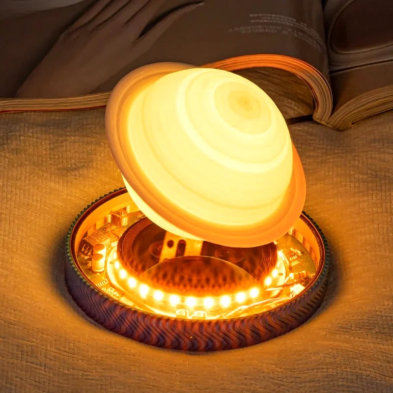 Lampe Saturne à lévitation magnétique